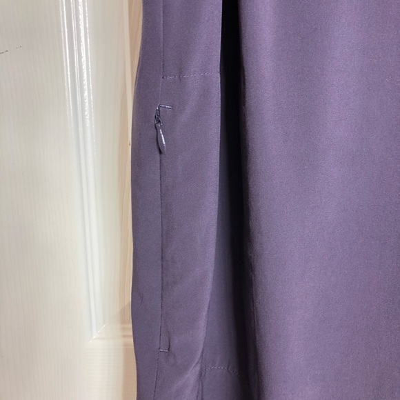 J.Jill Fit On the Go Purple 2 Zipper Side Pockets Travel Tank Dres 1X - Picture 4 of 11